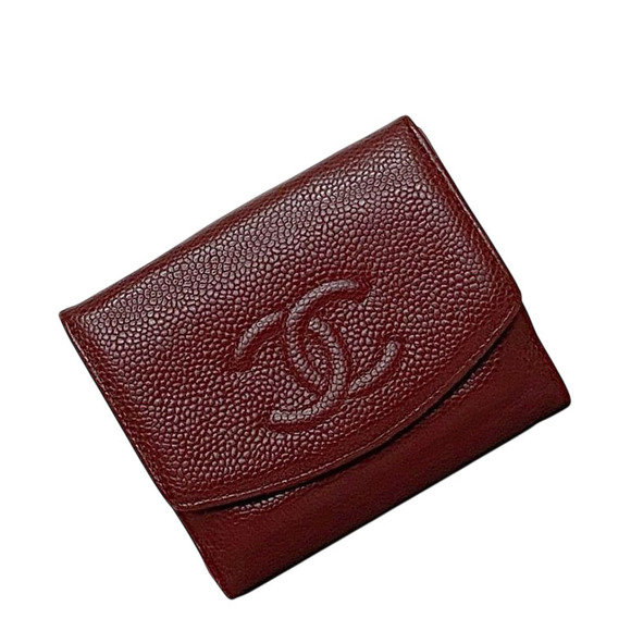 Chanel Handbags - Chanel Bifold Wallet Ec22876 Red Coco Mark A13496
